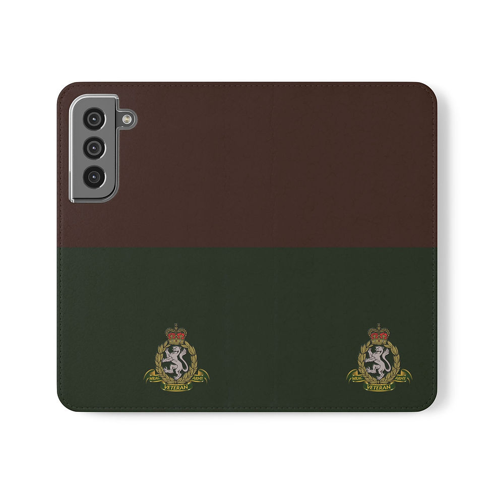 Samsung Galaxy Series Stylish Flip Cases - WRAC Veteran