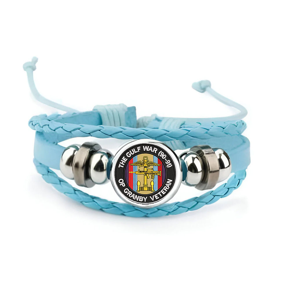Thumbnail: Adjustable Leather Bracelet - OP GRANBY