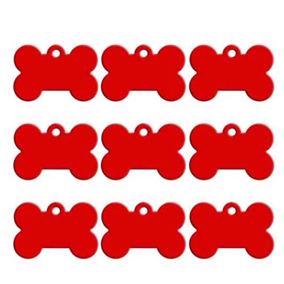 Thumbnail: Pet Tags - Aluminium Bone (Pair)