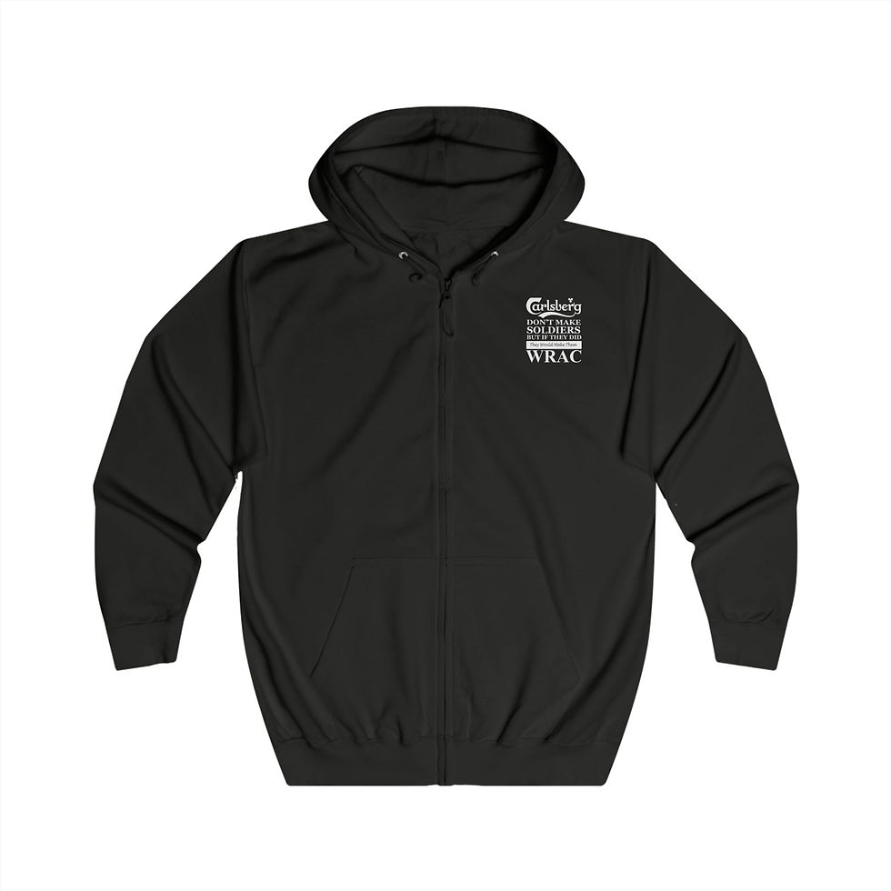 Thumbnail: Full Zip Hoodie - "Carlsberg Don't Make" WRAC