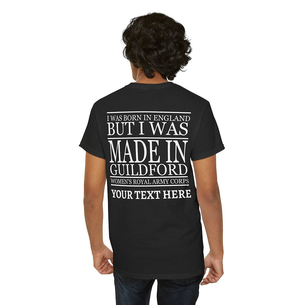 Thumbnail: Born In (Made In Guildford) - WRAC - T Shirt
