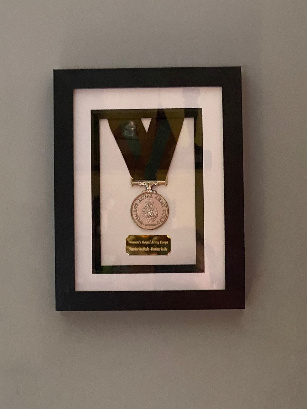 Thumbnail: Framed Medal - WRAC Commemoration
