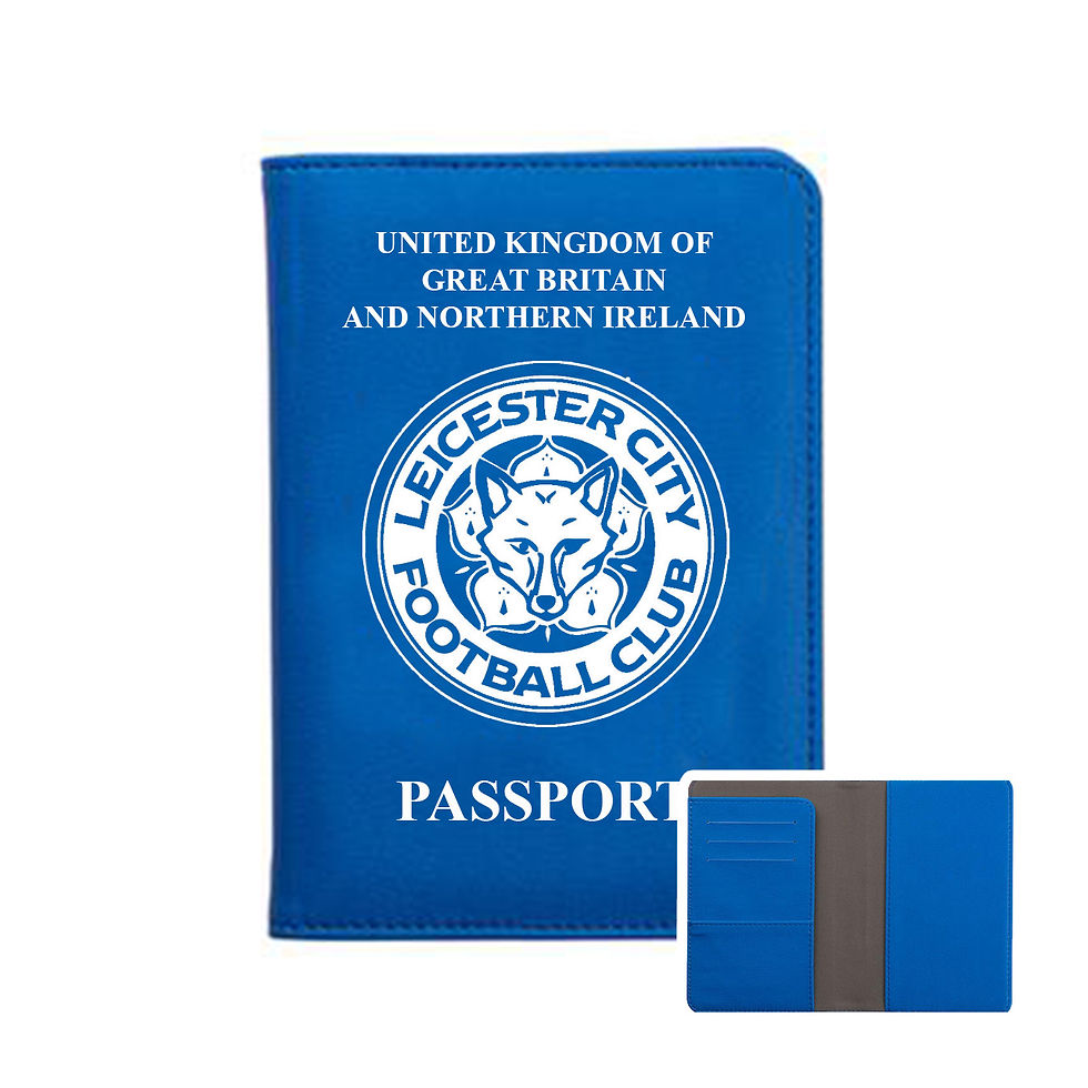 Thumbnail: PU Leather Passport Holder - Leicester City