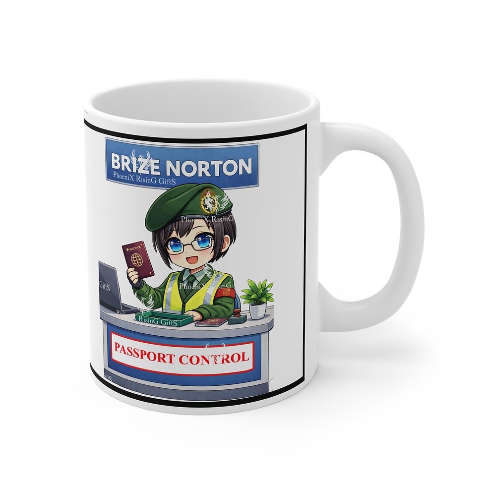 WRAC Movement Controller At Brize Mug