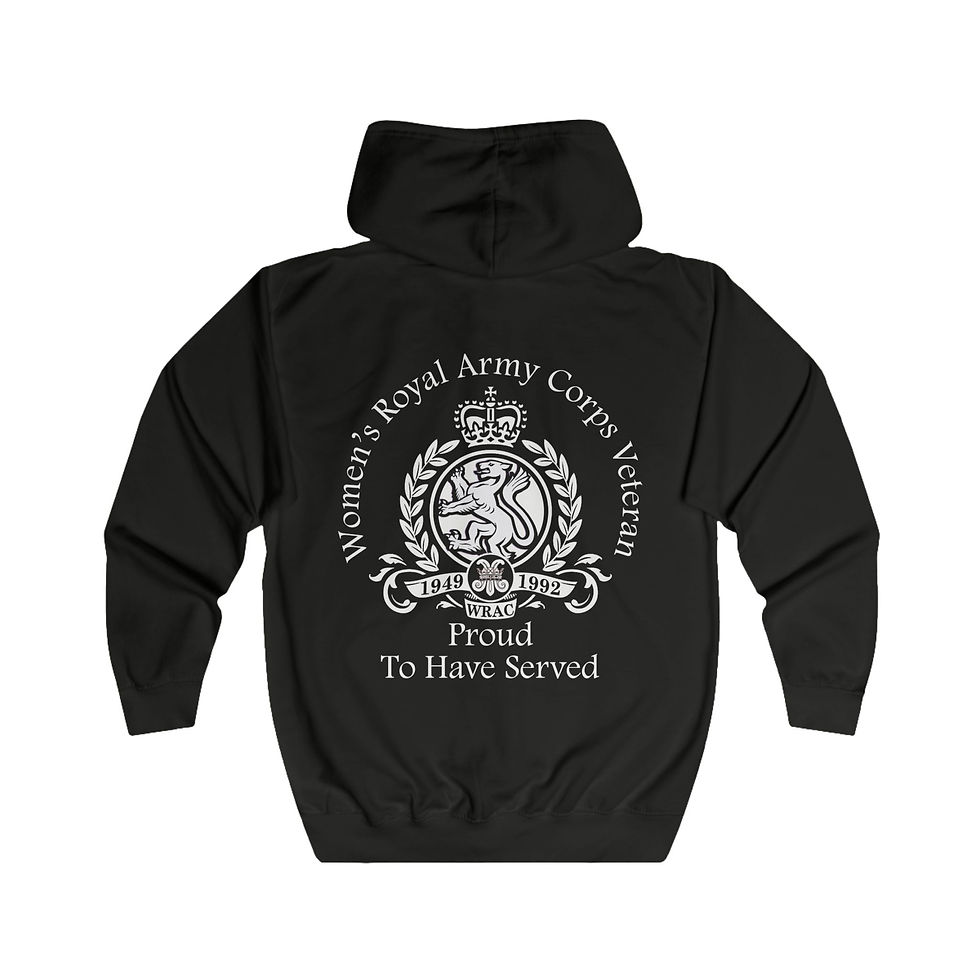 Thumbnail: Full Zip Hoodie - WRAC (New Logo)
