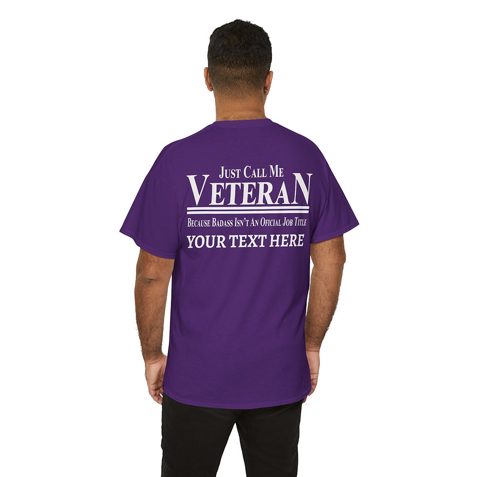 Thumbnail: Veterans Range - Bad Ass is not a Title - T-Shirt