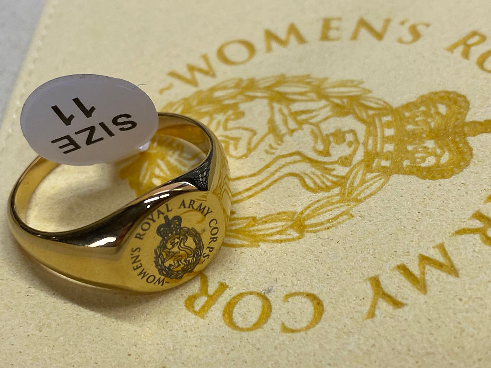Thumbnail: Signet Ring - WRAC (Gold Plated)