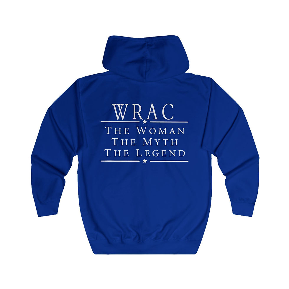 Thumbnail: Full Zip Hoodie - WRAC - The Legend