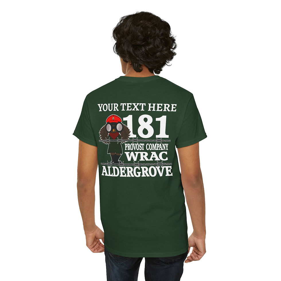 Thumbnail: 181 Provost - WRAC - Aldergrove - Red Cap Owl T-Shirt
