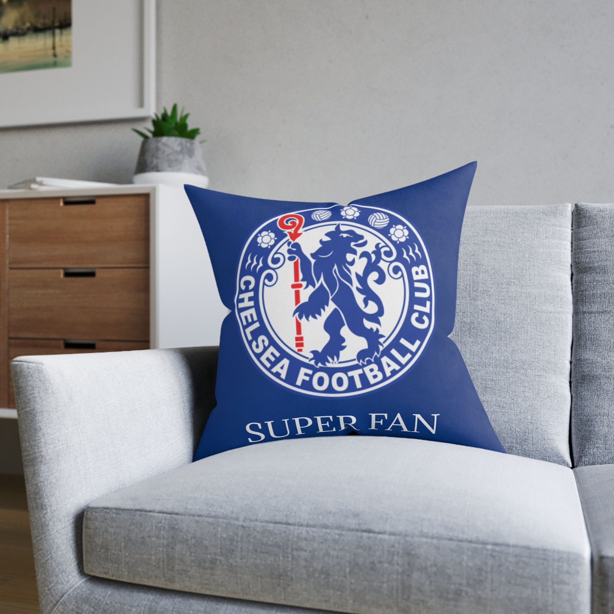 Cushion - PL - Chelsea Super Fan