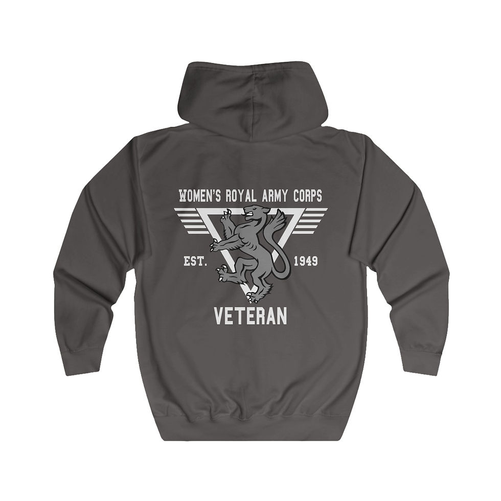 Thumbnail: Full Zip Hoodie - WRAC College Style