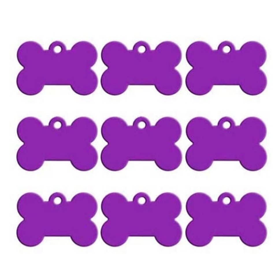 Thumbnail: Pet Tags - Aluminium Bone (Pair)