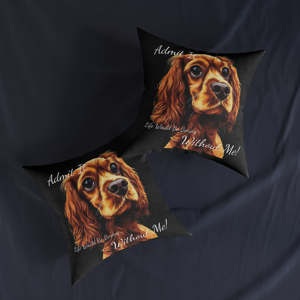 Thumbnail: Cushion - Cocker Spaniel No 6 - Admit It