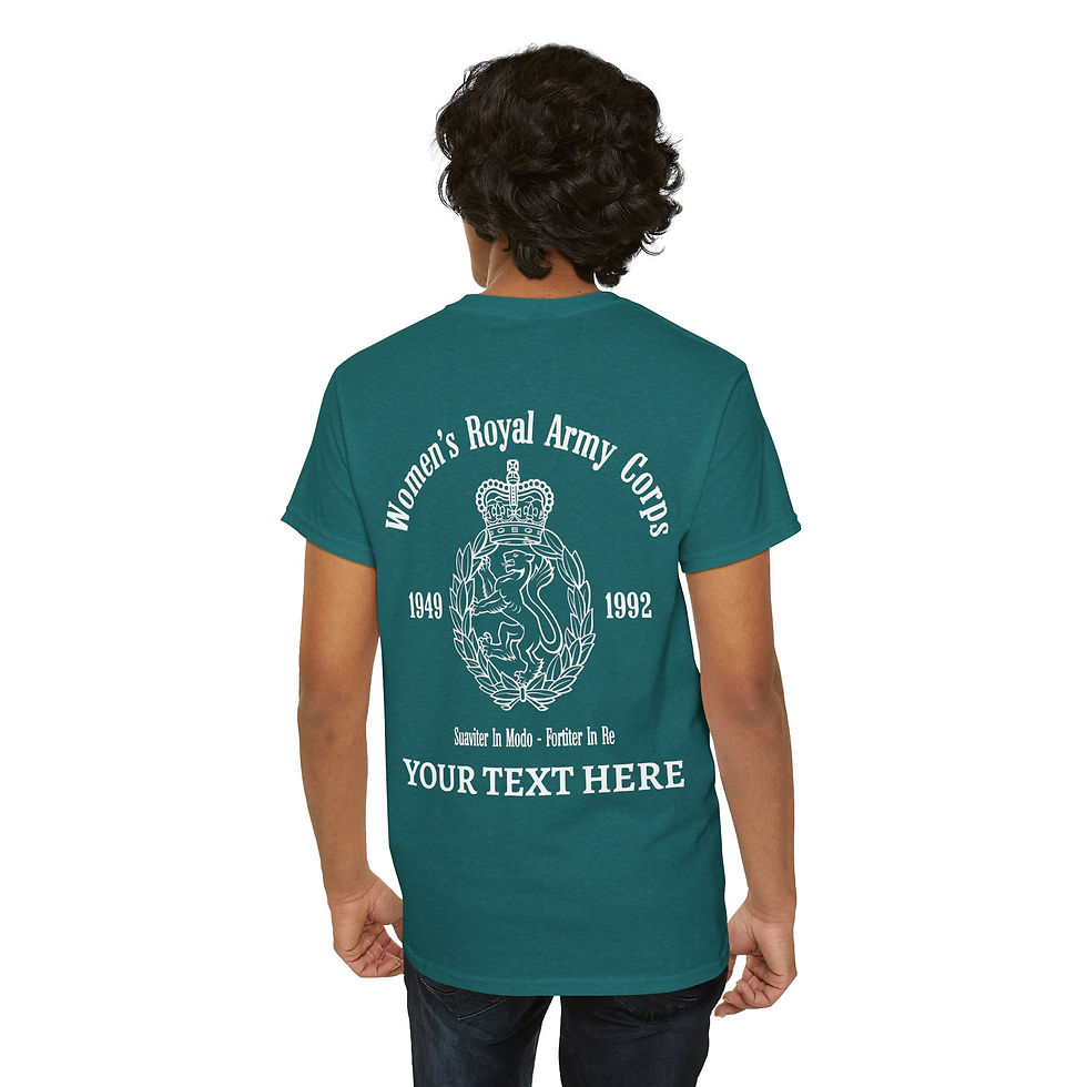 Thumbnail: WRAC - Cap Badge & Motto - T Shirt