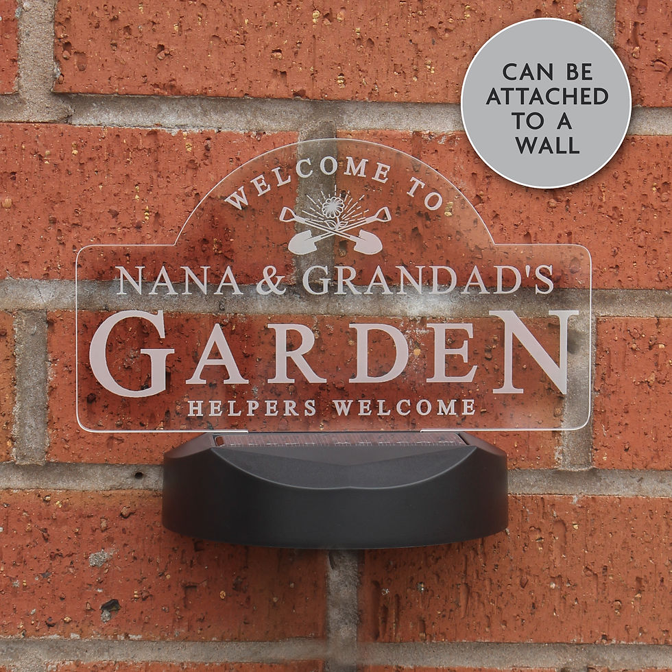 Thumbnail: Garden Sign Outdoor Solar Light