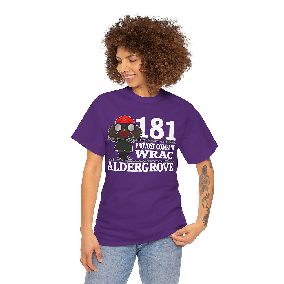 Thumbnail: 181 Provost - WRAC - Aldergrove - Red Cap Owl T-Shirt