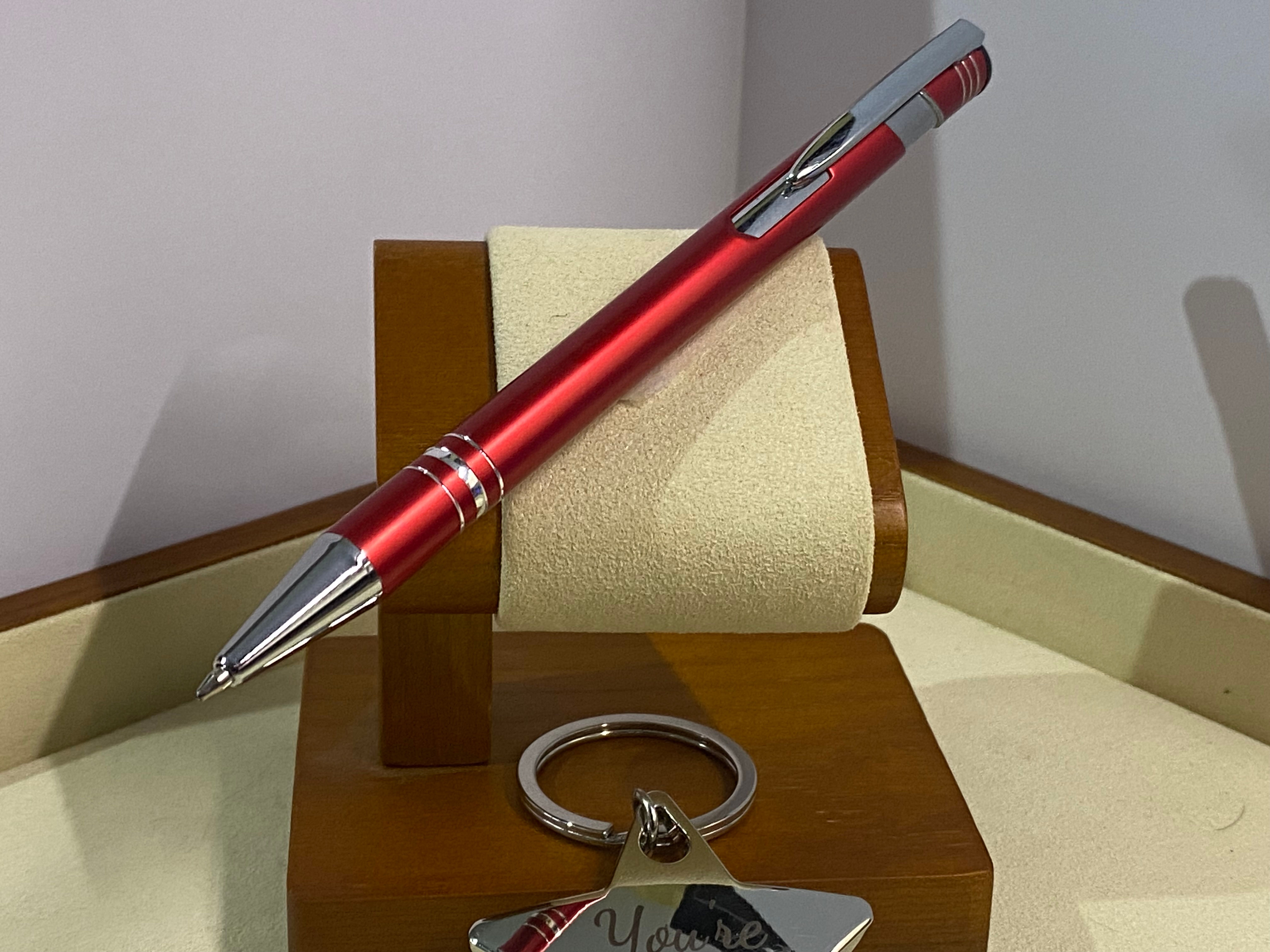 Metallic Red Pen (Personalised)
