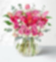 Presenting the Paris Roses and Lilies Bouquet by Haute Florist, exquisite floral artistry hand tied by our florists