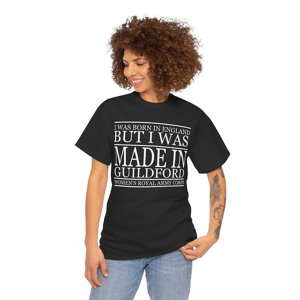Thumbnail: Born In (Made In Guildford) - WRAC - T Shirt