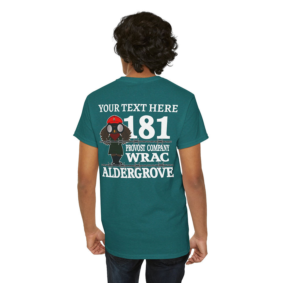 Thumbnail: 181 Provost - WRAC - Aldergrove - Red Cap Owl T-Shirt
