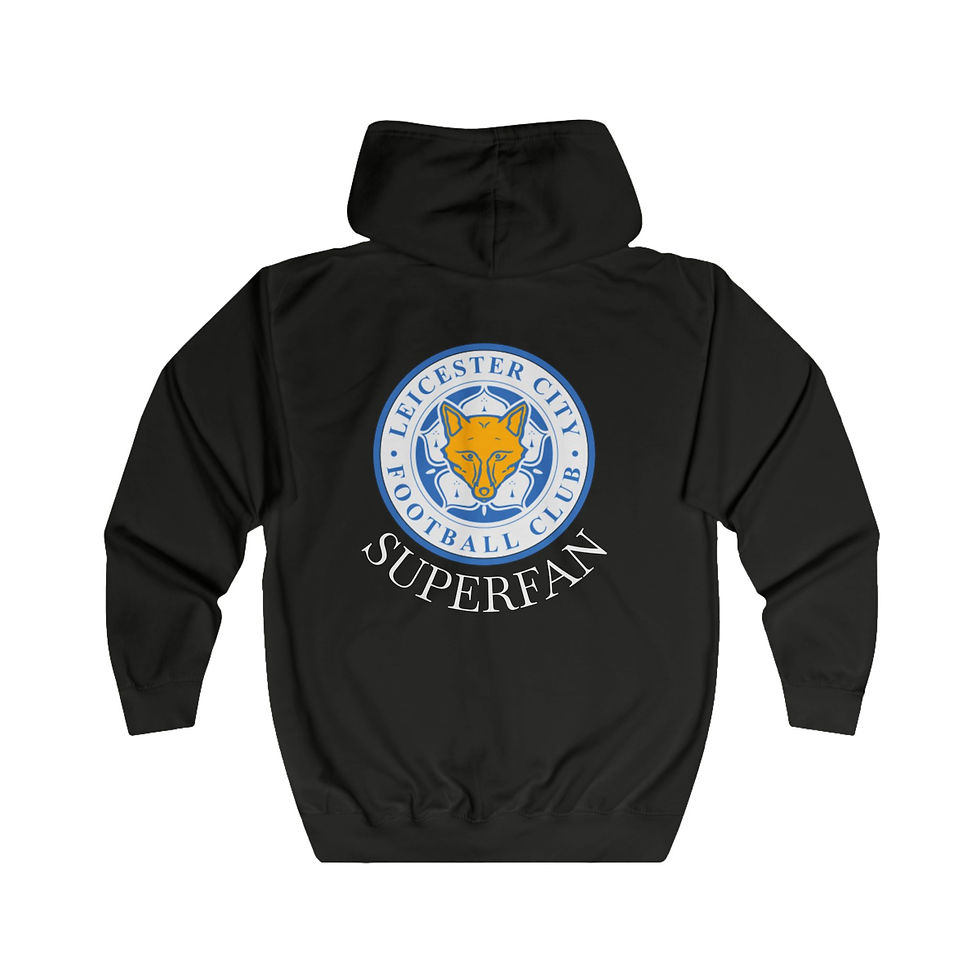 Thumbnail: Full Zip Hoodie - Leicester City Superfan
