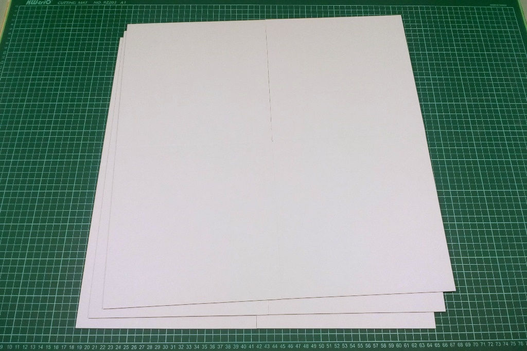 Boards (quad-fold) 47x47cm - PACK: 3