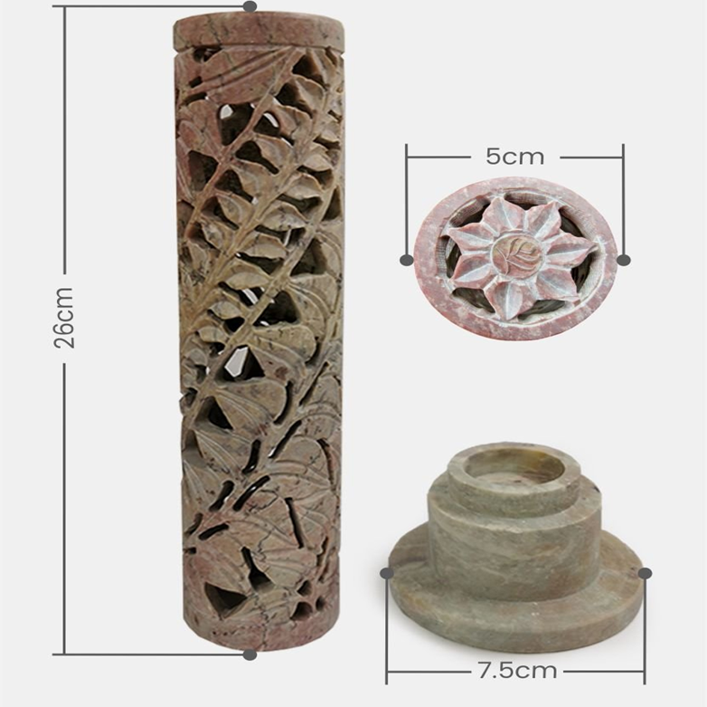 Thumbnail: Namaste Carved Incense Tower