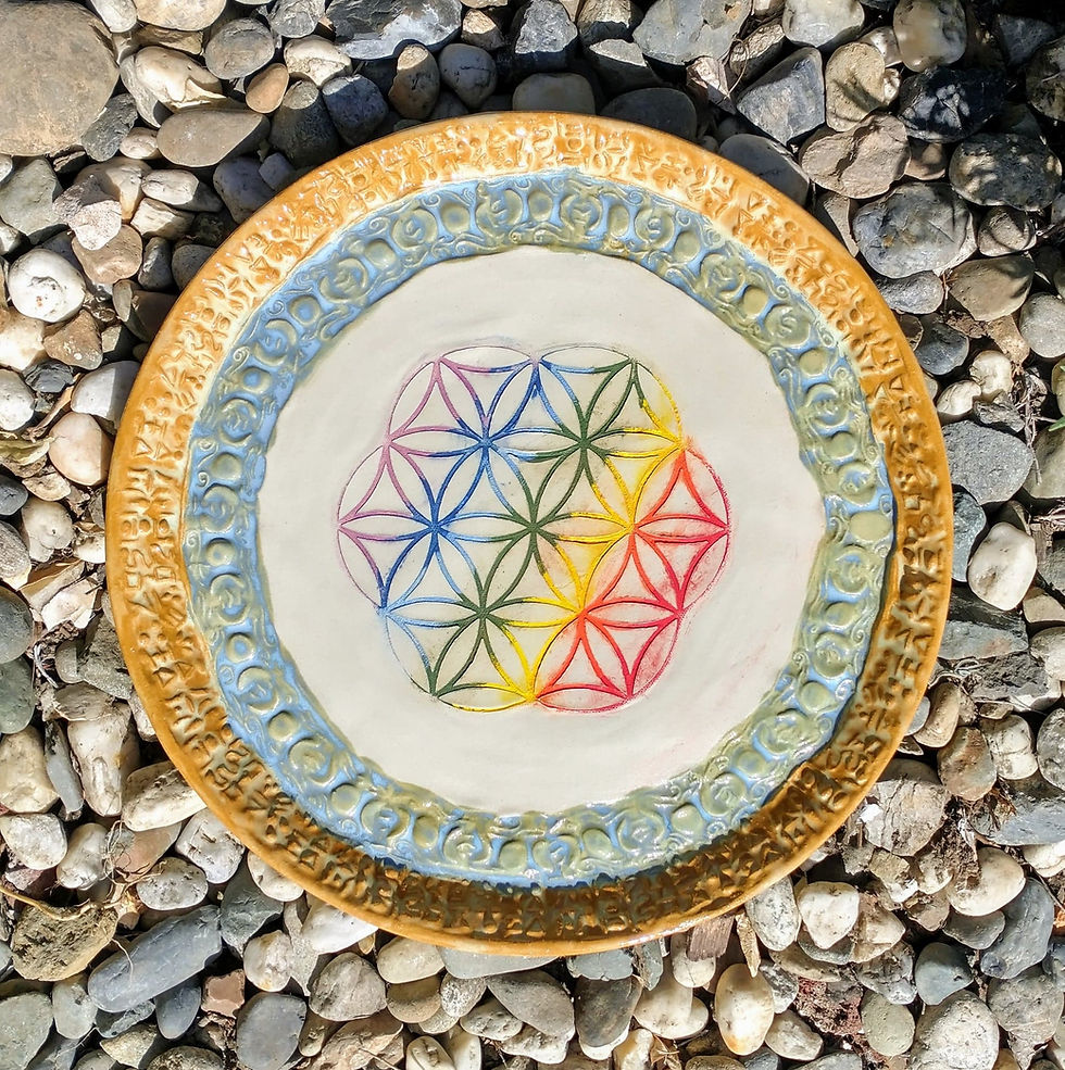 Ceramic Grid Platters