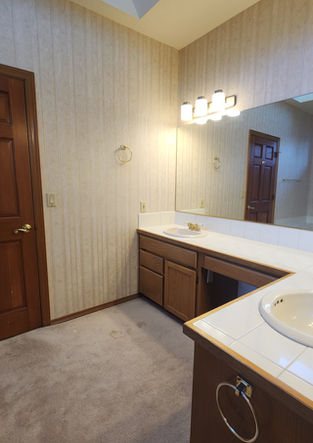 Before Picture of Primary Bath