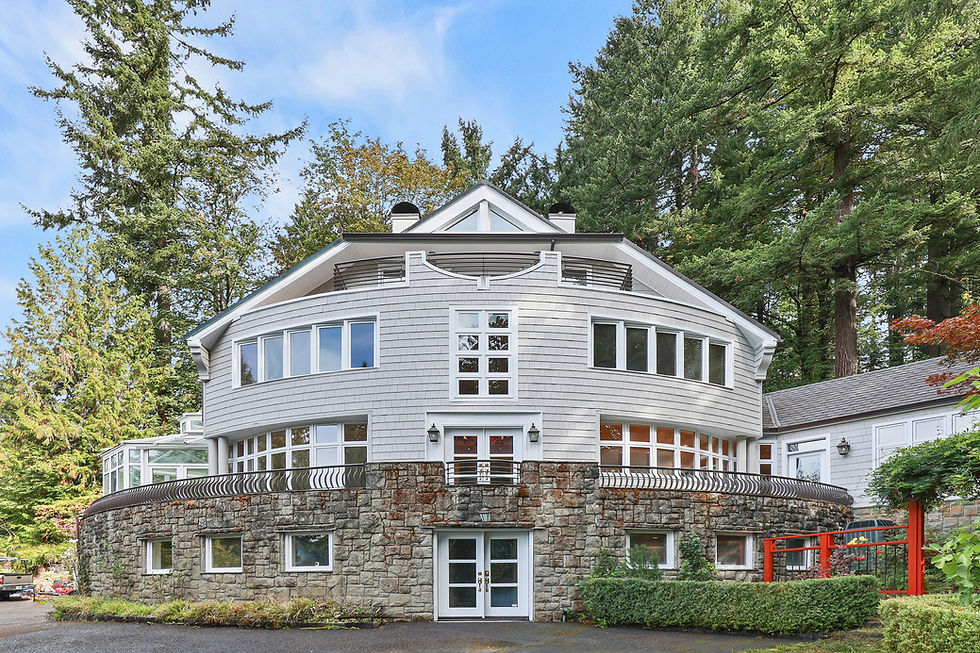 Custom home exterior renovation