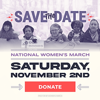 Women's March Ad - Save the Date