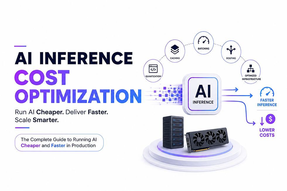 Learn how to optimize AI inference costs and latency in production. Master vLLM, TensorRT-LLM, FP8 quantization, KV cache optimization, speculative decoding, and model routing.