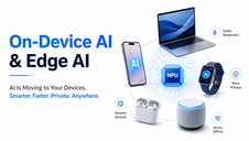 Discover how on-device AI and Edge AI are transforming phones, laptops, and smart devices with faster performance, enhanced privacy, offline capabilities, and real-time intelligence.