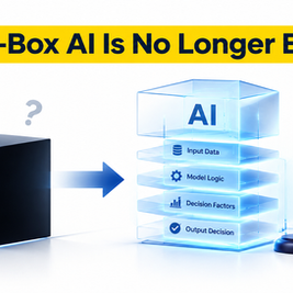 Explore AI explainability and interpretability, why black-box AI creates risks in regulated industries, and how businesses can build transparent, auditable, and trustworthy AI systems.