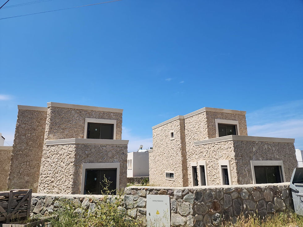3B Bodrum Gümüşlük İnşaat Villa