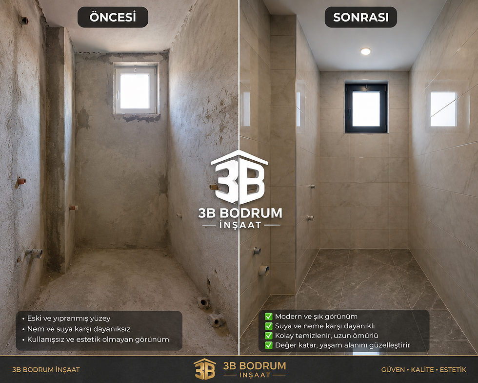 3B Bodrum İnşaat fayans seramik