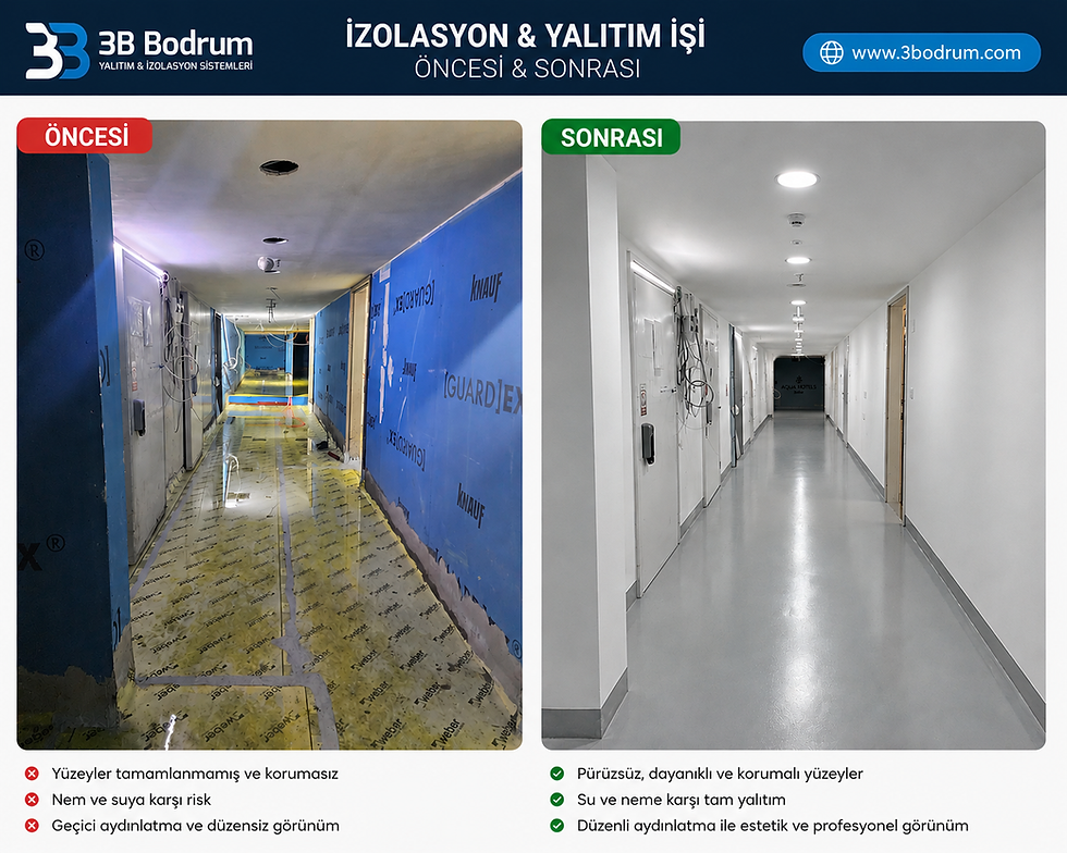 3B Bodrum Yalıtım İzolayon