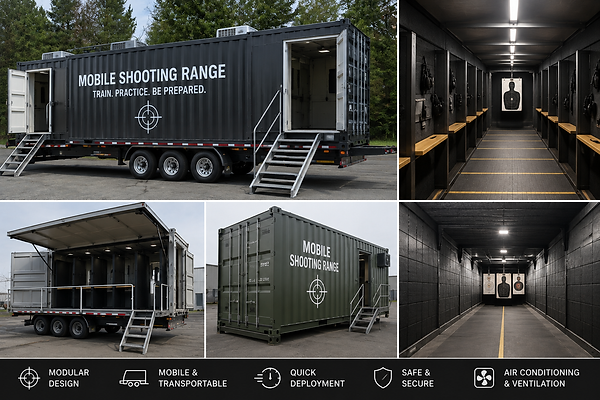 Berkito Mobile Shooting Range Trailer Container