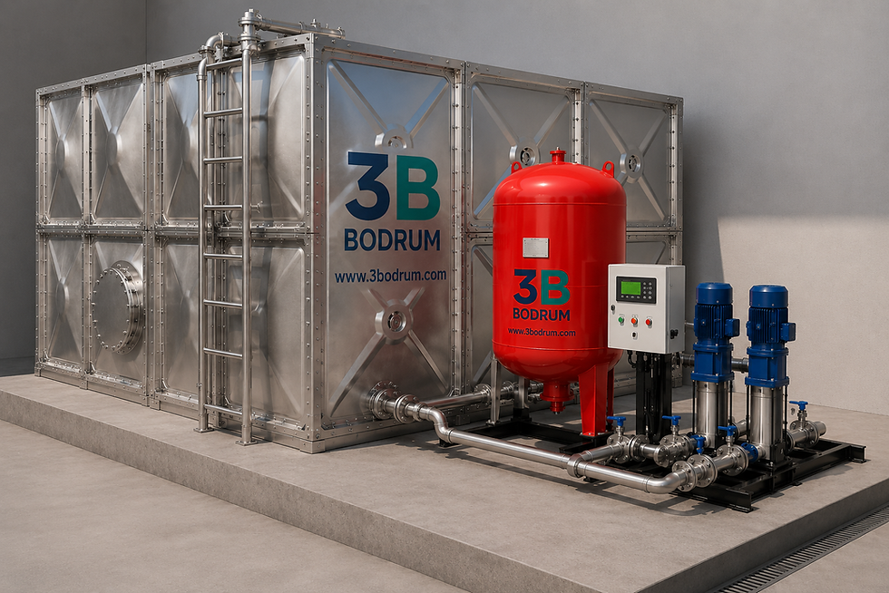 3B Mühendislik Su Deposu Tesisatı Su Tankı