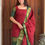 Thumbnail: Kanchi cotton kurti - red & green 