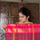 Thumbnail: Kanchi cotton saree - Kattam Maroon ( dual colour borders)