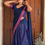 Thumbnail: Half saree - Butta ink blue  