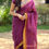 Thumbnail: Kanchi cotton saree - Purple ( P)