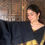 Thumbnail: Kanchi cotton saree  plain - black  