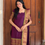 Thumbnail: Kanchi cotton kurti & dupatta - Dark purple 