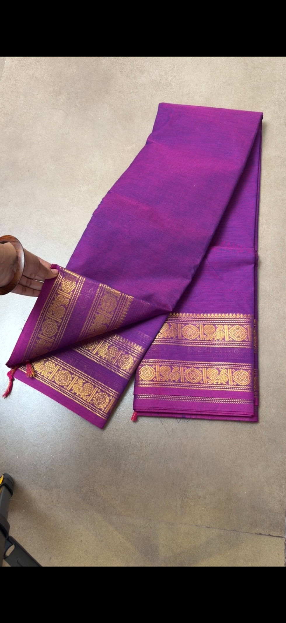 Thumbnail: Kanchi cotton saree -  Vannam  3
