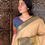 Thumbnail: Kanchi cotton saree - Sandal & grey 