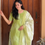 Thumbnail: Ikat salwar set - light green 
