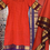 Thumbnail: Kanchi cotton kurti -  Brick orange dual border   