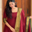 Thumbnail: Kanchi cotton Anarkali - Red  